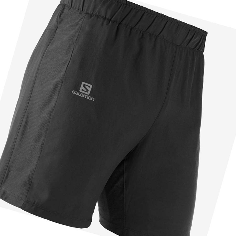 Salomon AGILE 2IN1 Shorts Herr Svarta | 08124-QCVB