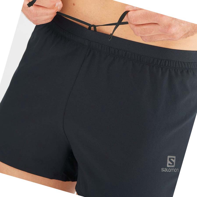 Salomon CROSS 3'' Shorts Herr Svarta | 83275-WODV