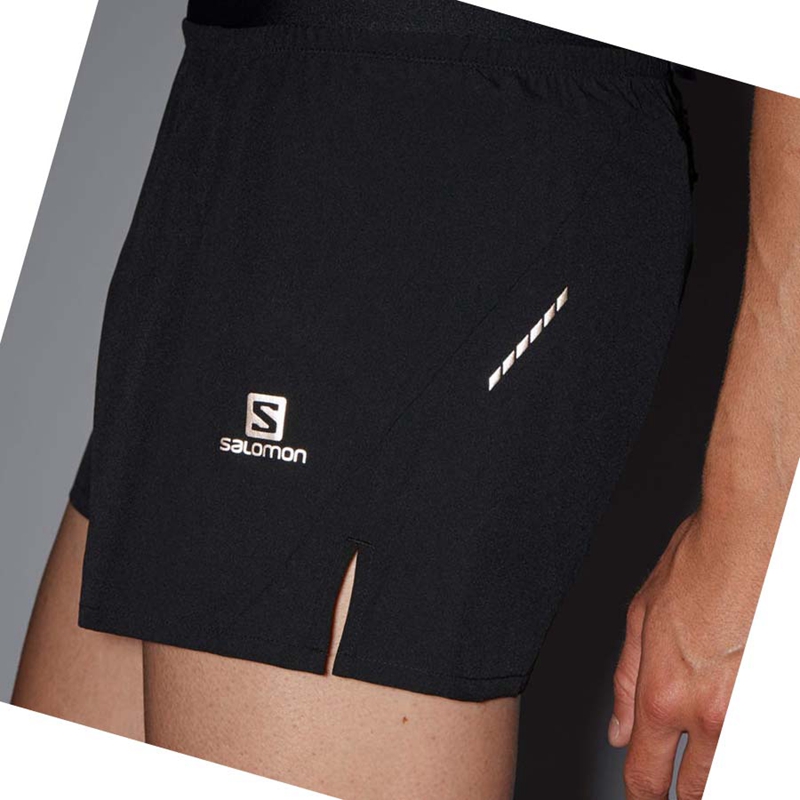 Salomon CROSS 3'' Shorts Herr Svarta | 83275-WODV