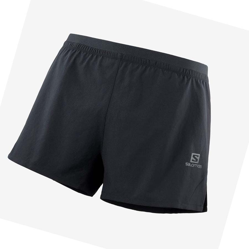 Salomon CROSS 3\'\' Shorts Herr Svarta | 83275-WODV