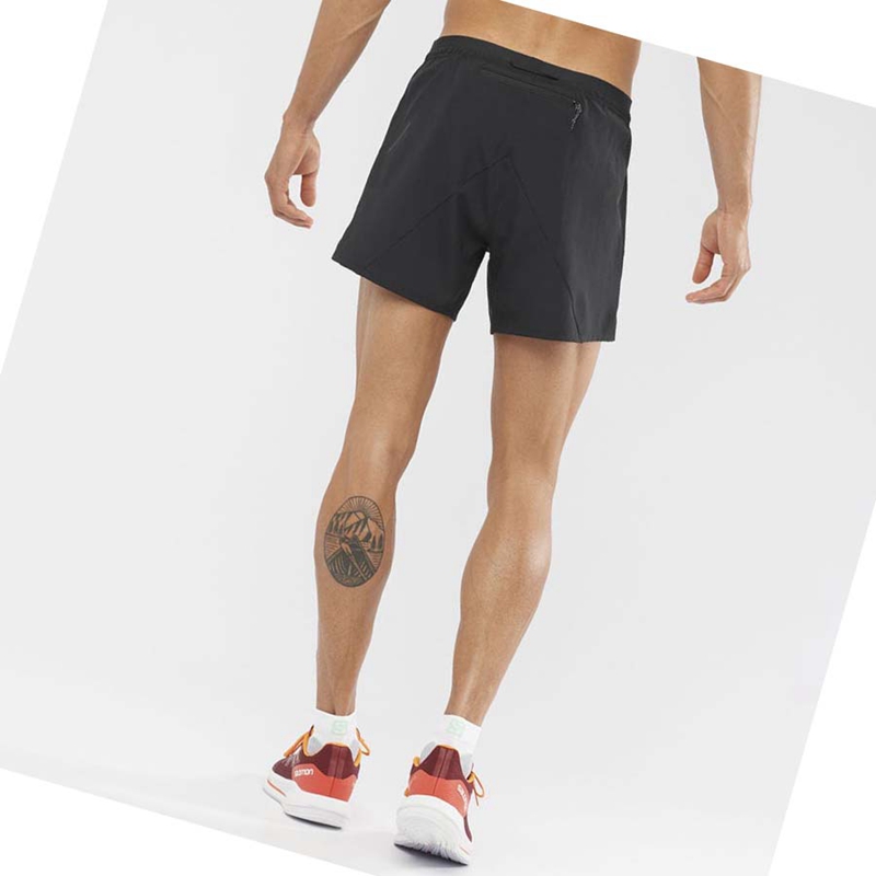 Salomon CROSS 5'' Shorts Herr Svarta | 08235-QMDR