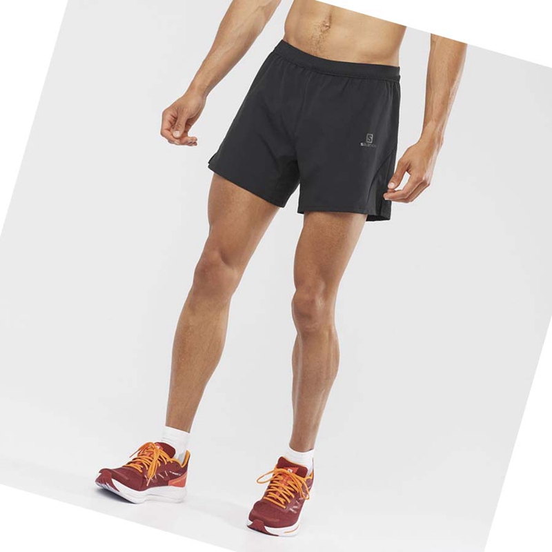 Salomon CROSS 5'' Shorts Herr Svarta | 08235-QMDR