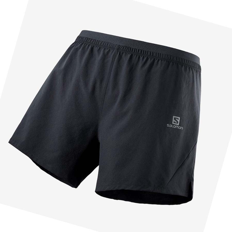 Salomon CROSS 5\'\' Shorts Herr Svarta | 08235-QMDR