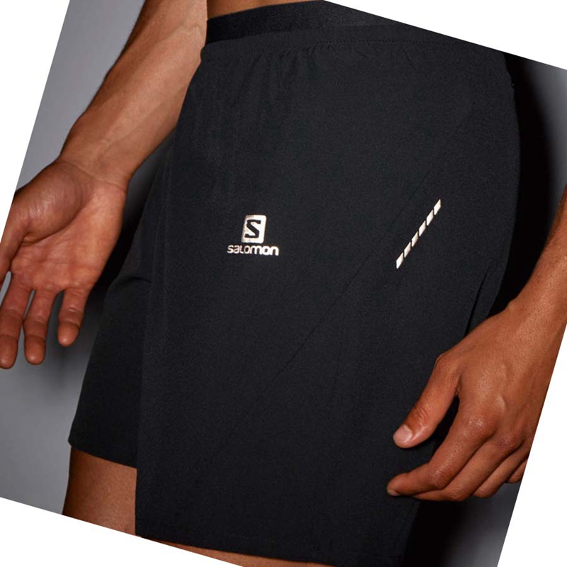 Salomon CROSS 7'' Shorts Herr Svarta | 10769-LHKV