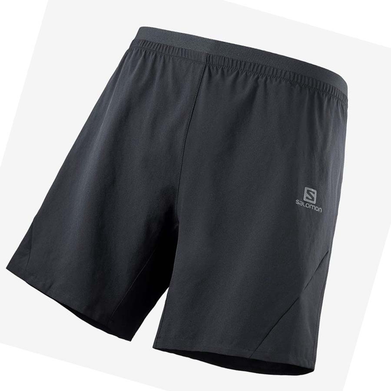 Salomon CROSS 7\'\' Shorts Herr Svarta | 10769-LHKV