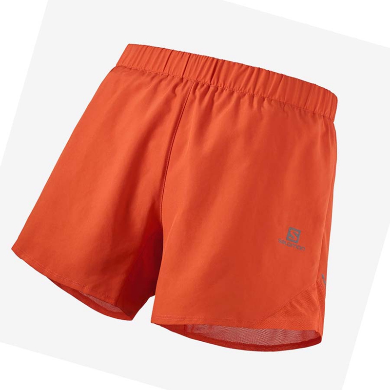 Salomon CROSS REBEL 5\'\' Shorts Herr Orange | 70514-EXDA