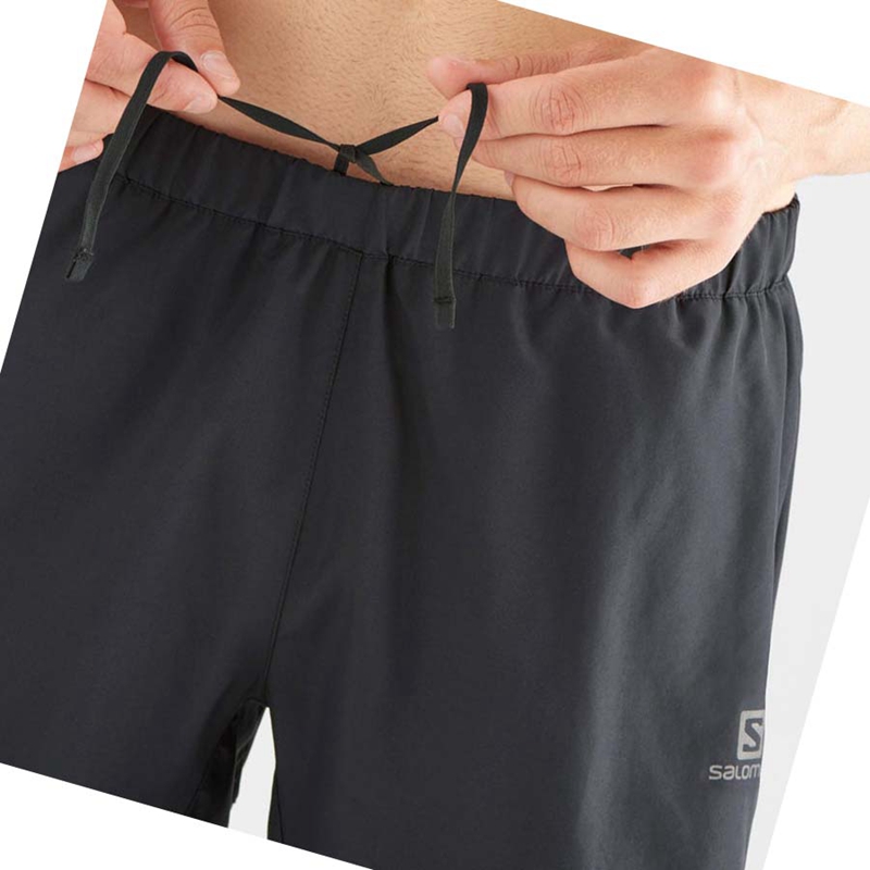 Salomon CROSS REBEL 5'' Shorts Herr Svarta | 98254-FCKZ