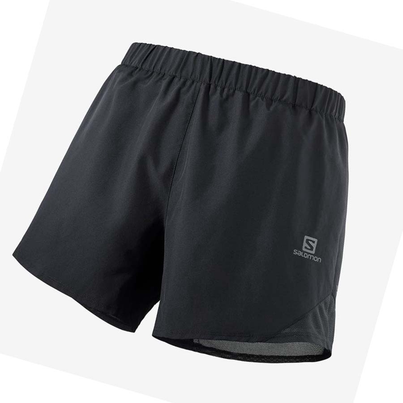 Salomon CROSS REBEL 5\'\' Shorts Herr Svarta | 98254-FCKZ