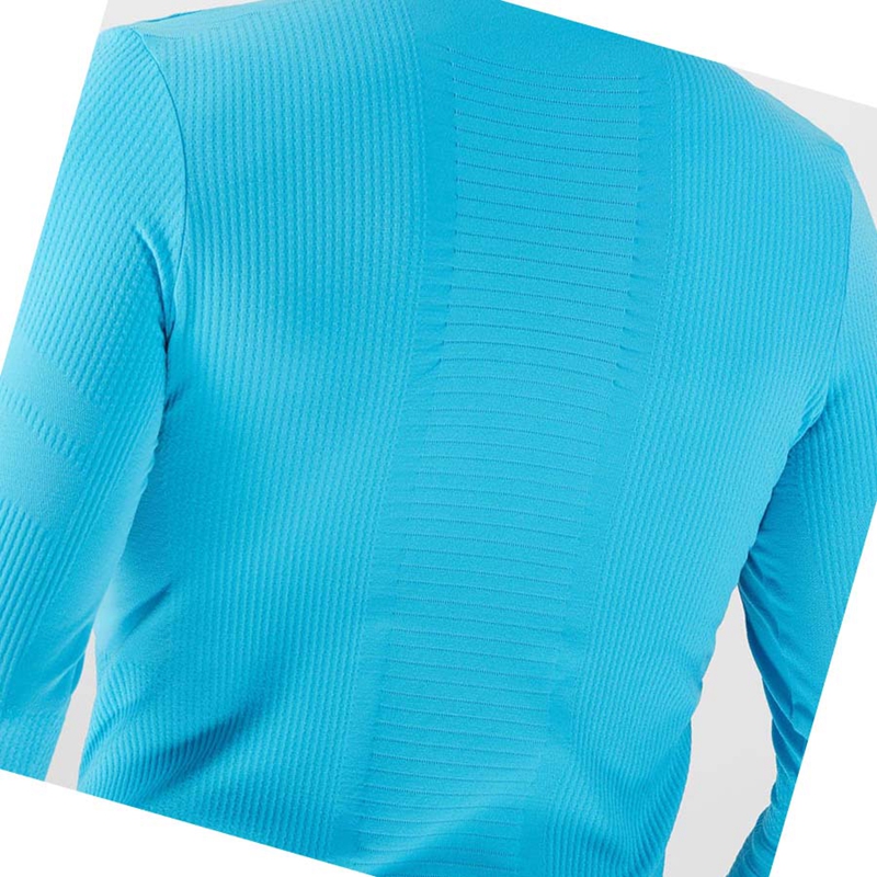 Salomon ESSENTIAL SEAMLESS T-shirt Herr Blå | 93841-IZFK