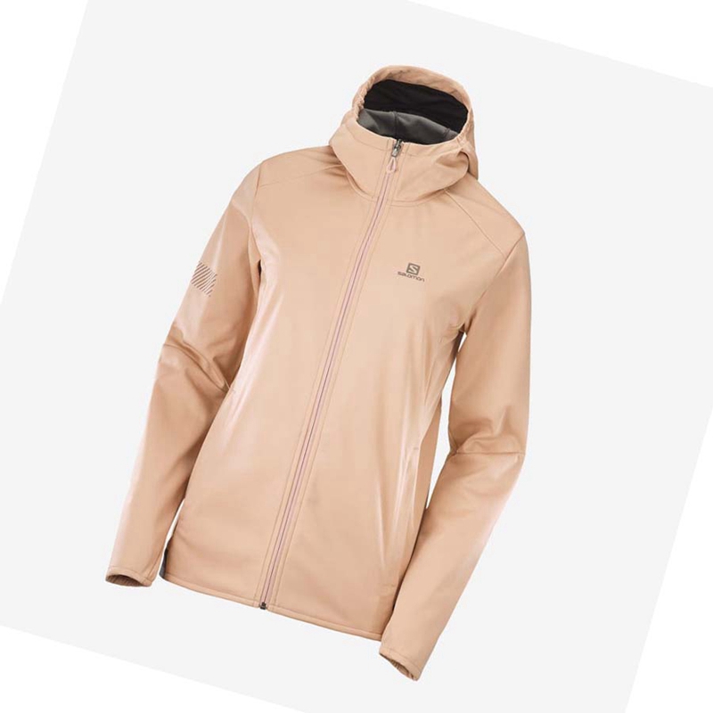 Salomon GORE TEX INFINIUM™ WINDSTOPPER® Jacka Dam Rosa | 97183-PXUR