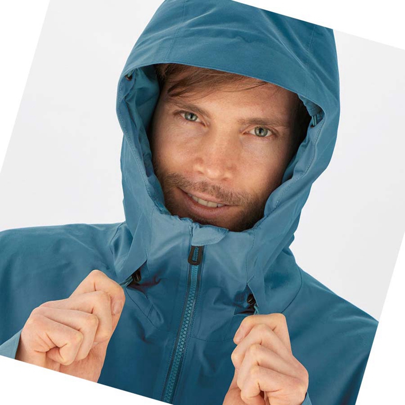 Salomon GRAVITY GORE-TEX ANORAK Skidjackor Herr Blå | 24913-RADP