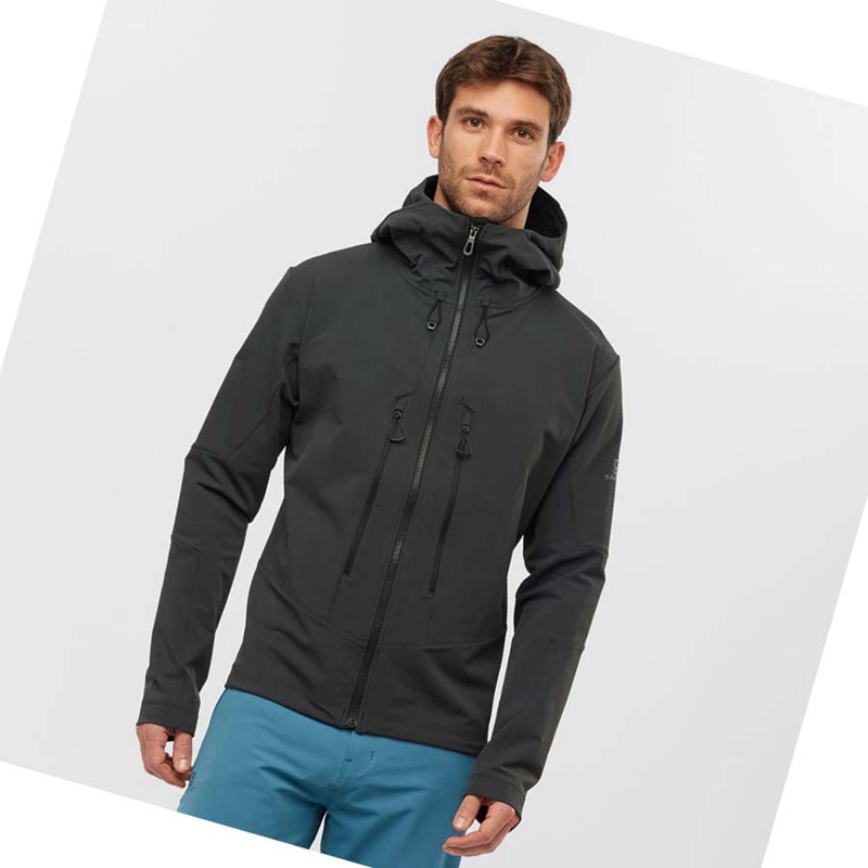 Salomon OUTPEAK SOFTSHELL Jacka Herr Svarta | 90235-CQNZ