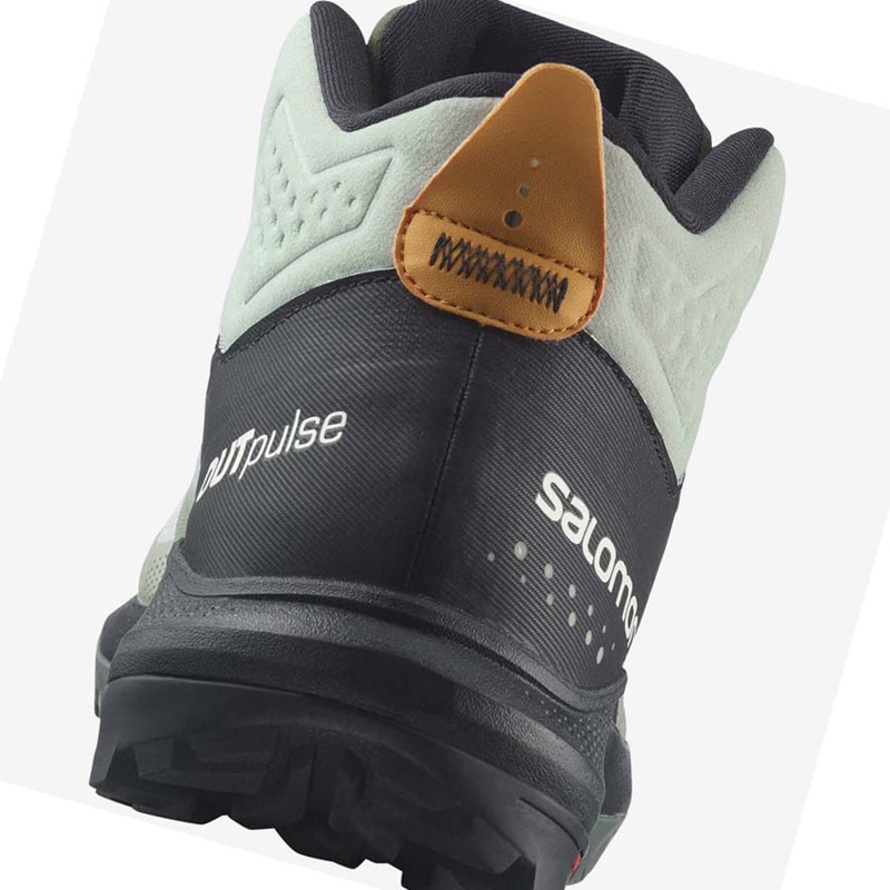 Salomon OUTPULSE MID GORE-TEX Vandringsskor Herr Svarta Turkos | 04895-JEIA