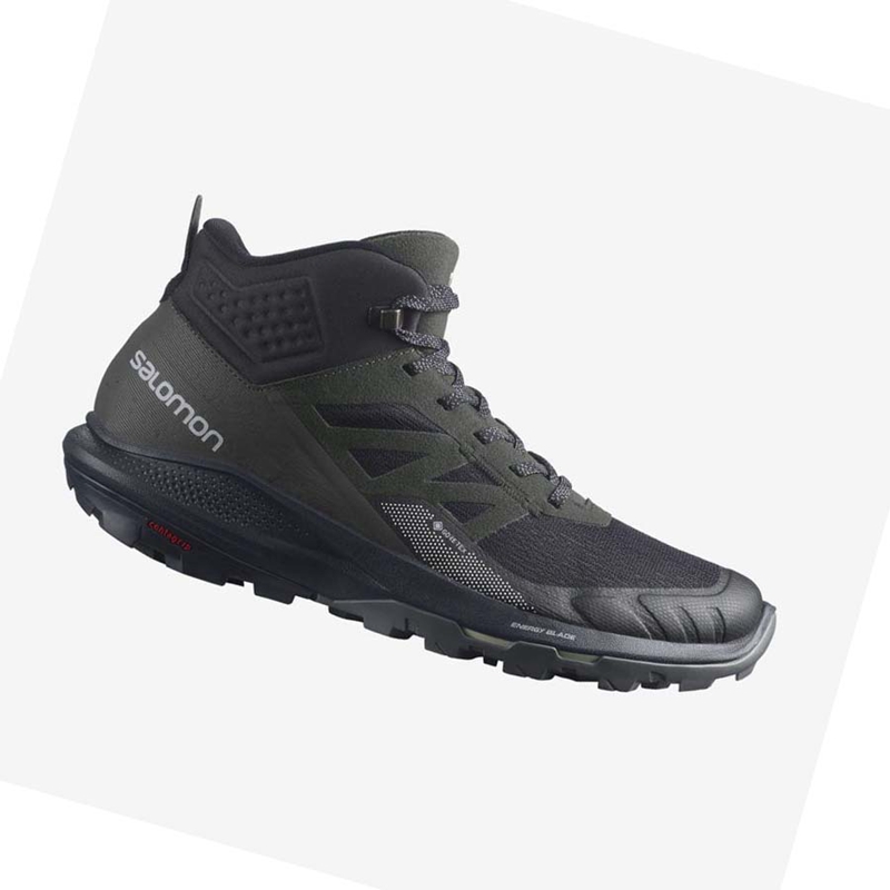 Salomon OUTPULSE MID GORE-TEX Vandringsskor Herr Svarta | 29704-UVFN