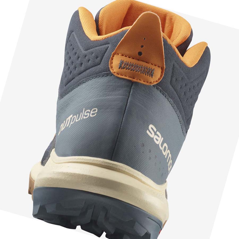 Salomon OUTPULSE MID GORE-TEX Vandringsskor Herr Grå | 80375-ZUDK