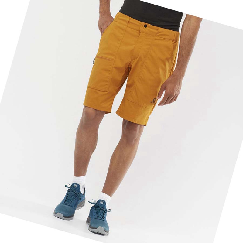 Salomon OUTRACK Shorts Herr Orange | 95104-WOKN