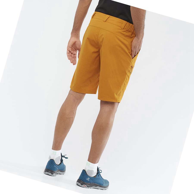 Salomon OUTRACK Shorts Herr Orange | 95104-WOKN