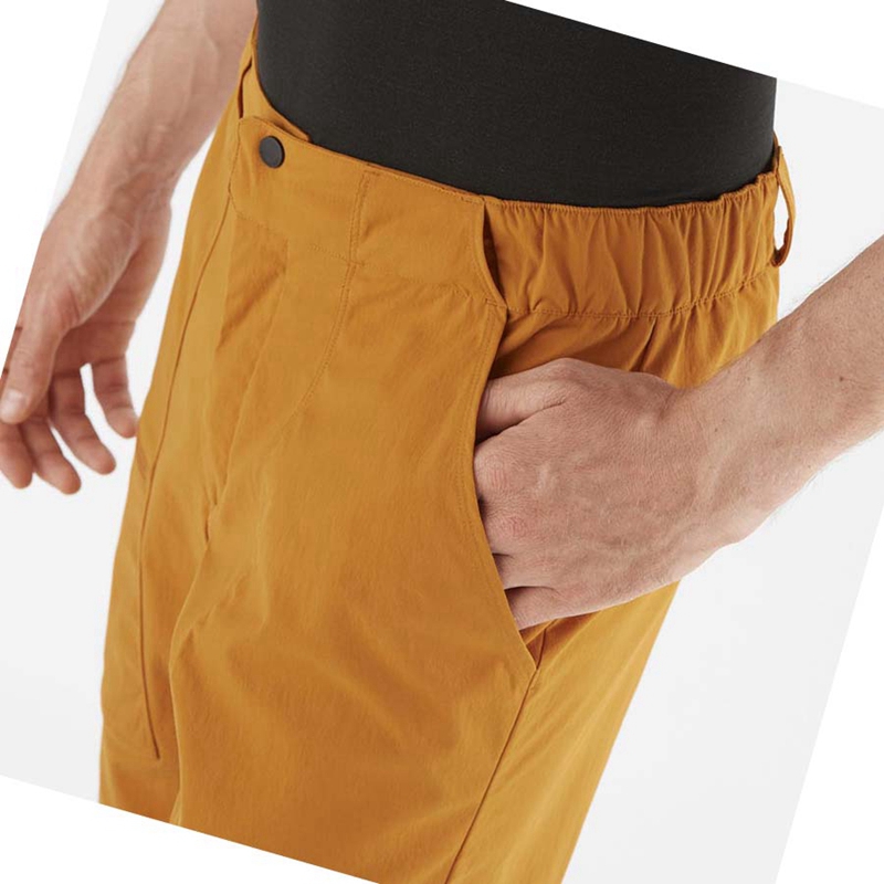 Salomon OUTRACK Shorts Herr Orange | 95104-WOKN