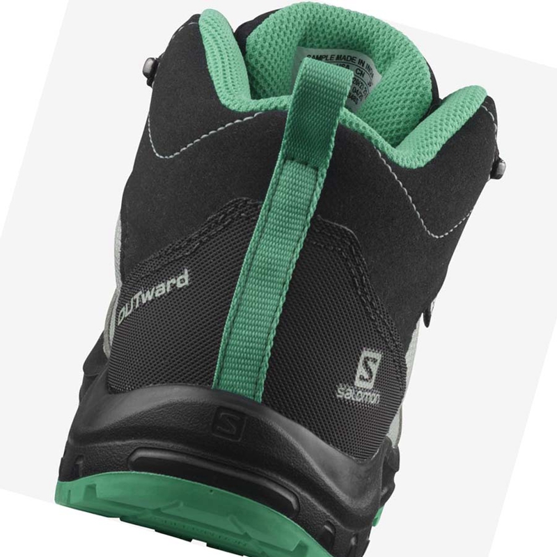 Salomon OUTWARD CLIMASALOMON™ WATERPROOF Vandringsskor Barn Mintgröna | 92308-MUWC