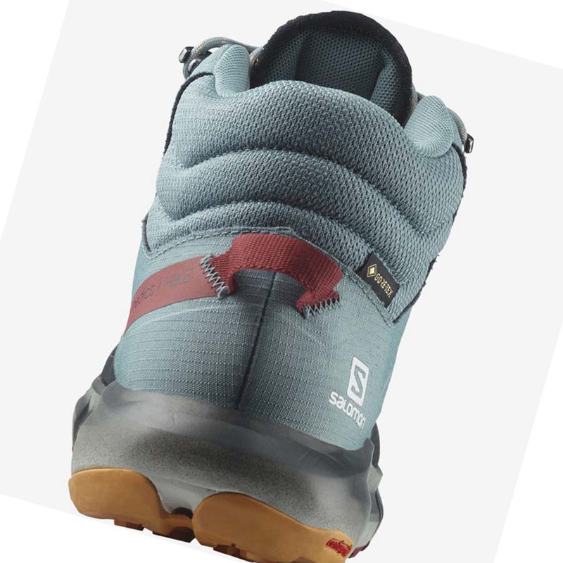 Salomon PREDICT HIKE MID GORE-TEX Vandringsskor Herr Turkos | 13649-PENV