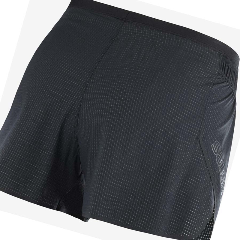 Salomon SENSE AERO 3'' Shorts Dam Svarta | 01942-PQJH