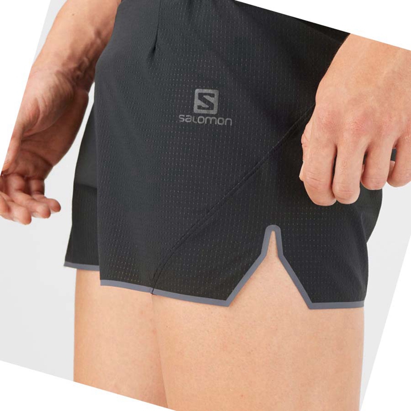 Salomon SENSE AERO 3'' Shorts Herr Svarta | 47901-RFLE