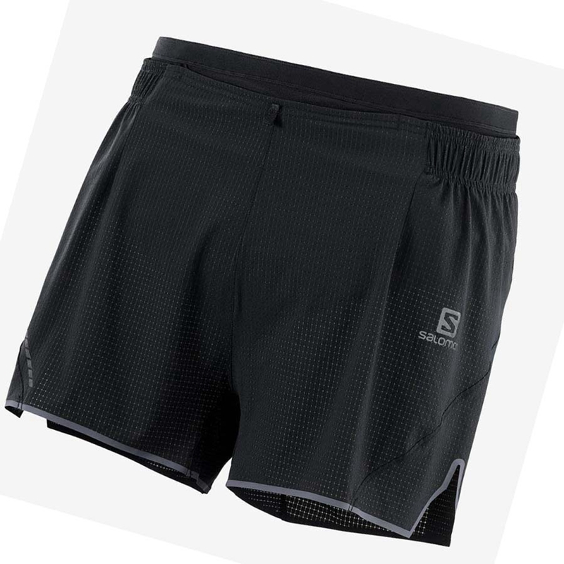 Salomon SENSE AERO 3\'\' Shorts Herr Svarta | 47901-RFLE