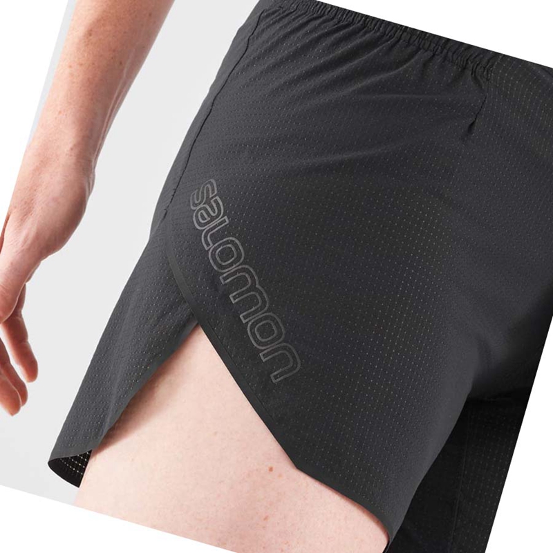 Salomon SENSE AERO 5'' Shorts Dam Svarta | 09247-JRDO