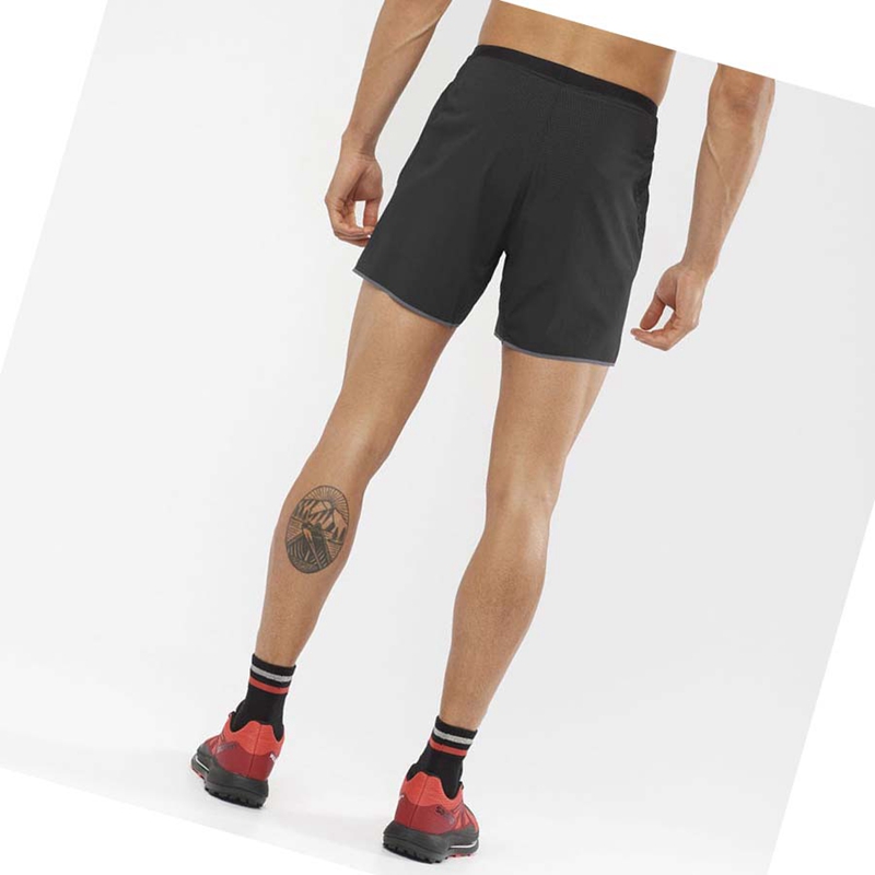 Salomon SENSE AERO 5'' Shorts Herr Svarta | 51092-WQAI