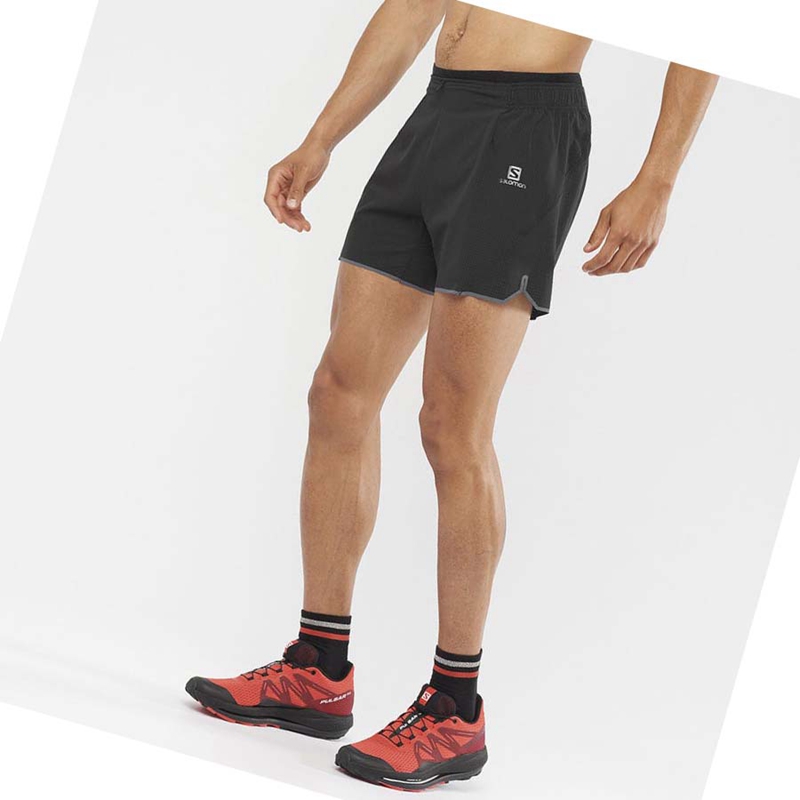 Salomon SENSE AERO 5'' Shorts Herr Svarta | 51092-WQAI