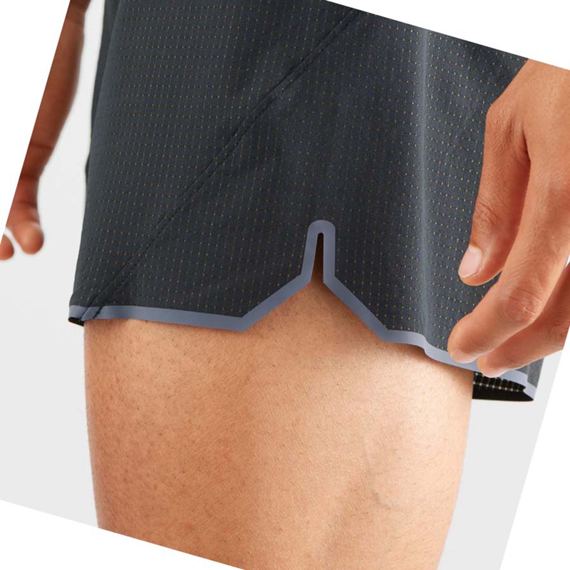 Salomon SENSE AERO 5'' Shorts Herr Svarta | 51092-WQAI