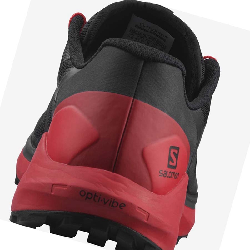 Salomon SENSE RIDE 4 Trail löparskor Herr Svarta Röda | 15827-SUIH