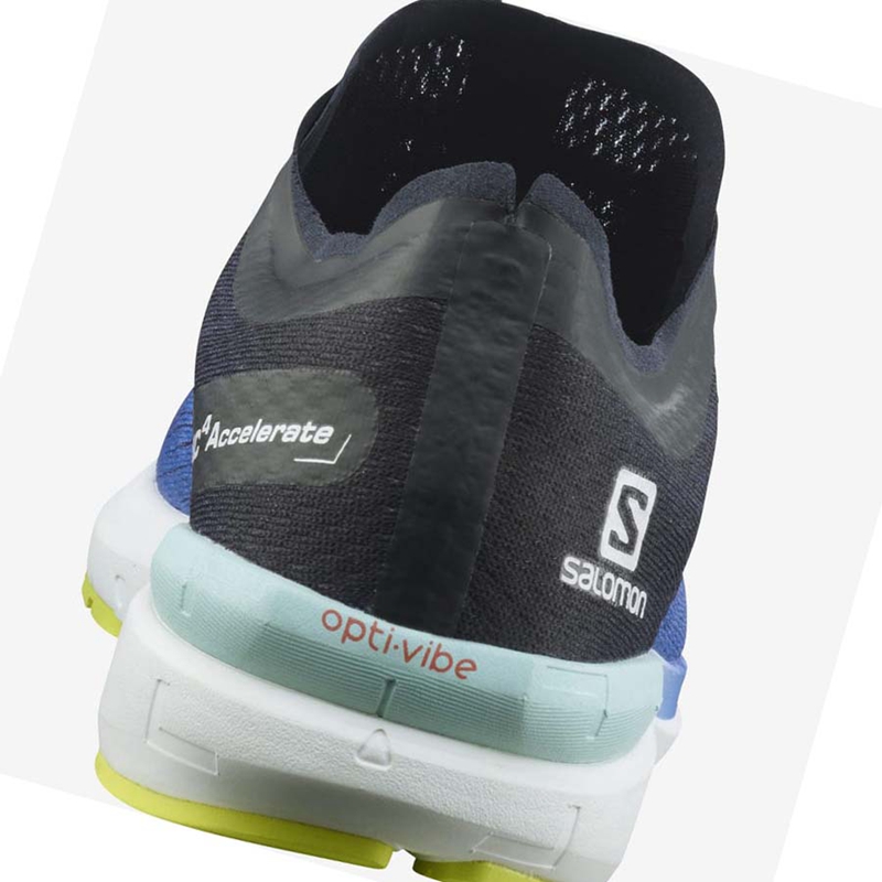 Salomon SONIC 4 Accelerate Löparskor Herr Blå Vita | 42958-QKAX