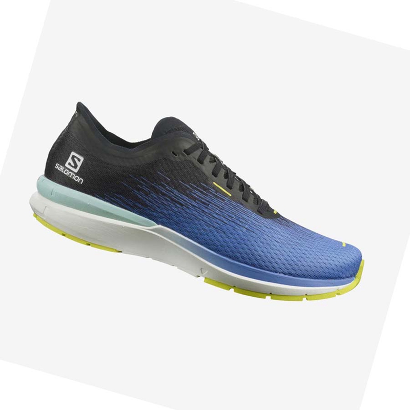 Salomon SONIC 4 Accelerate Löparskor Herr Blå Vita | 42958-QKAX