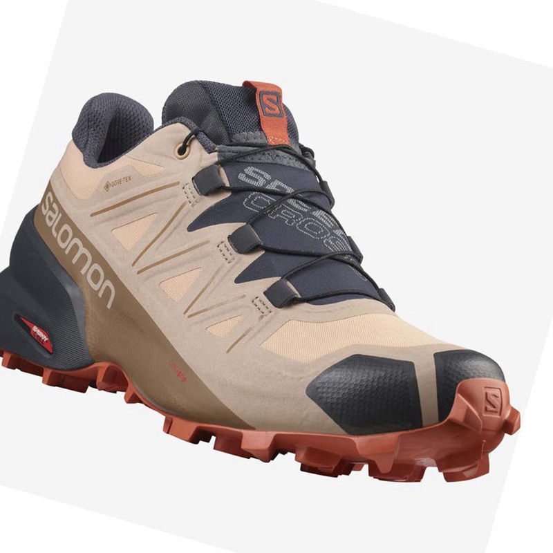 Salomon SPEEDCROSS 5 GORE-TEX Trail löparskor Dam Turkos | 23857-PKOJ