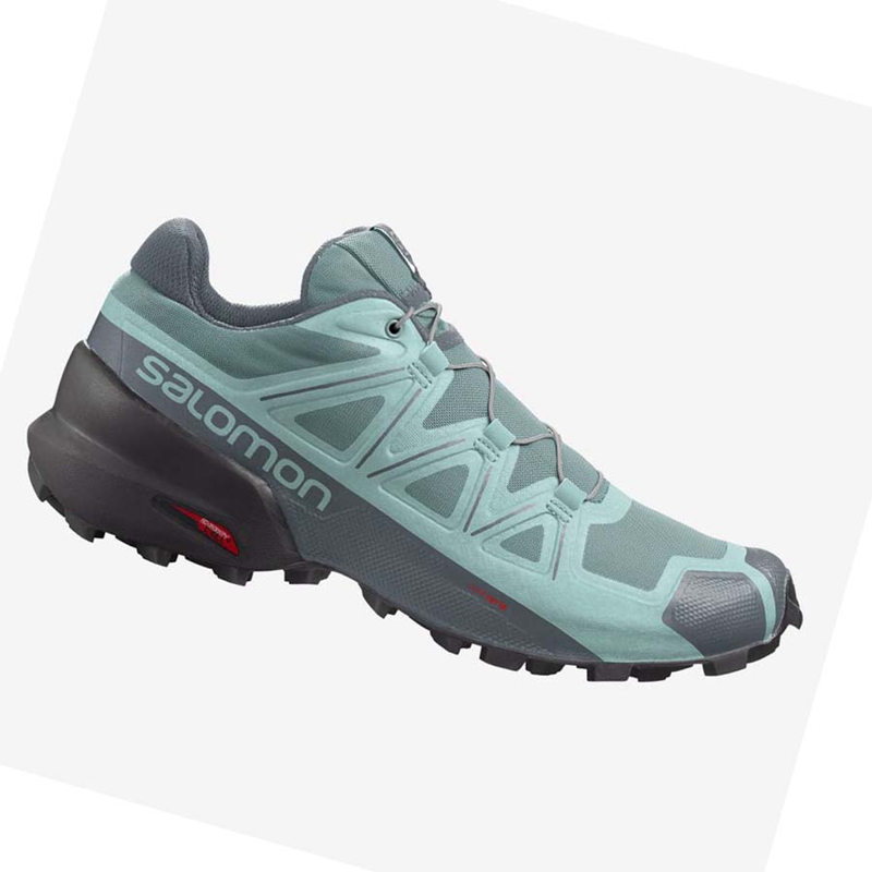 Salomon SPEEDCROSS 5 Trail löparskor Dam Gröna | 51708-CQXS