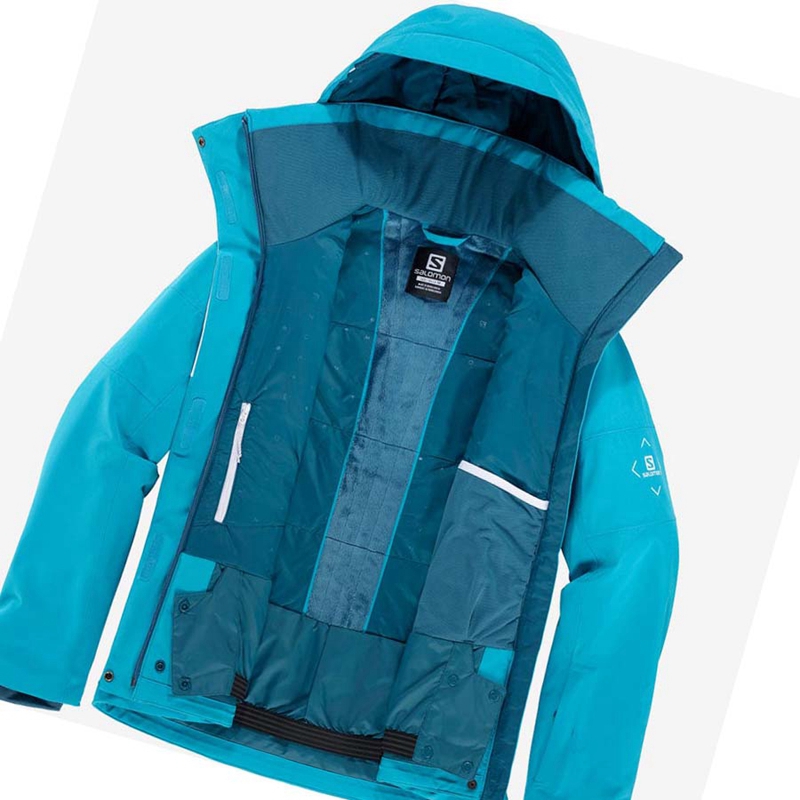 Salomon SPEED INSULATED Jacka Dam Blå | 83967-UMCL