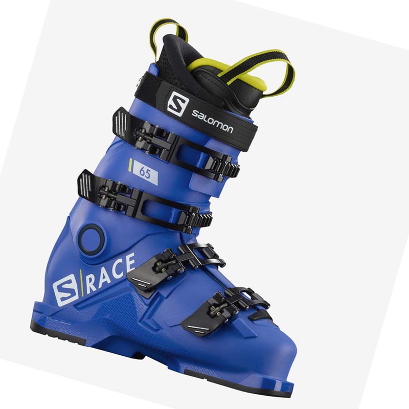 Salomon S/RACE 65 Pjäxor Barn Blå | 97041-HXBY