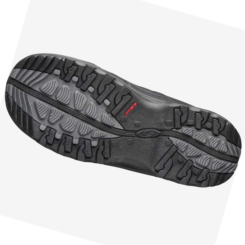 Salomon TOUNDRA FORCES CLIMASALOMON™ WATERPROOF Stövlar Herr Svarta | 64580-IWQY