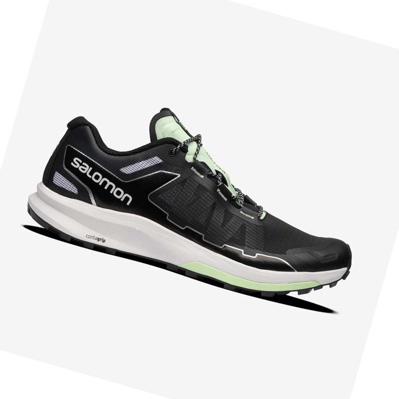 Salomon ULTRA RAID Sneakers Herr Svarta Mintgröna | 97258-RZTW