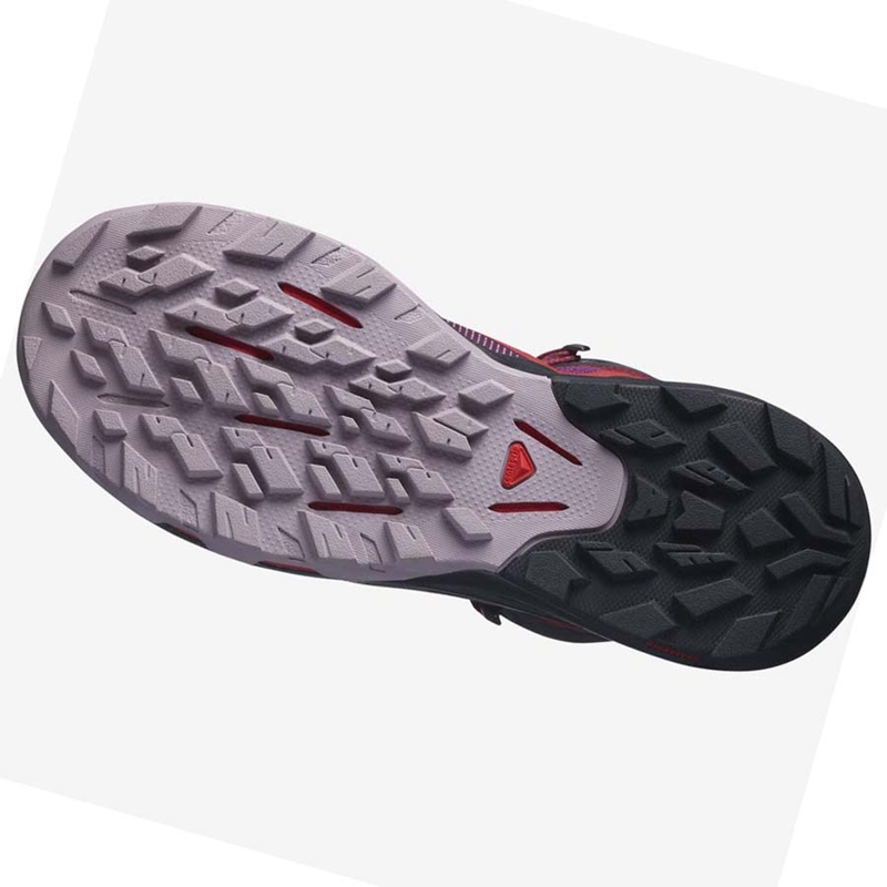 Salomon WoOUTPULSE MID GORE-TEX Vandringsskor Dam Lila | 27398-OYIB