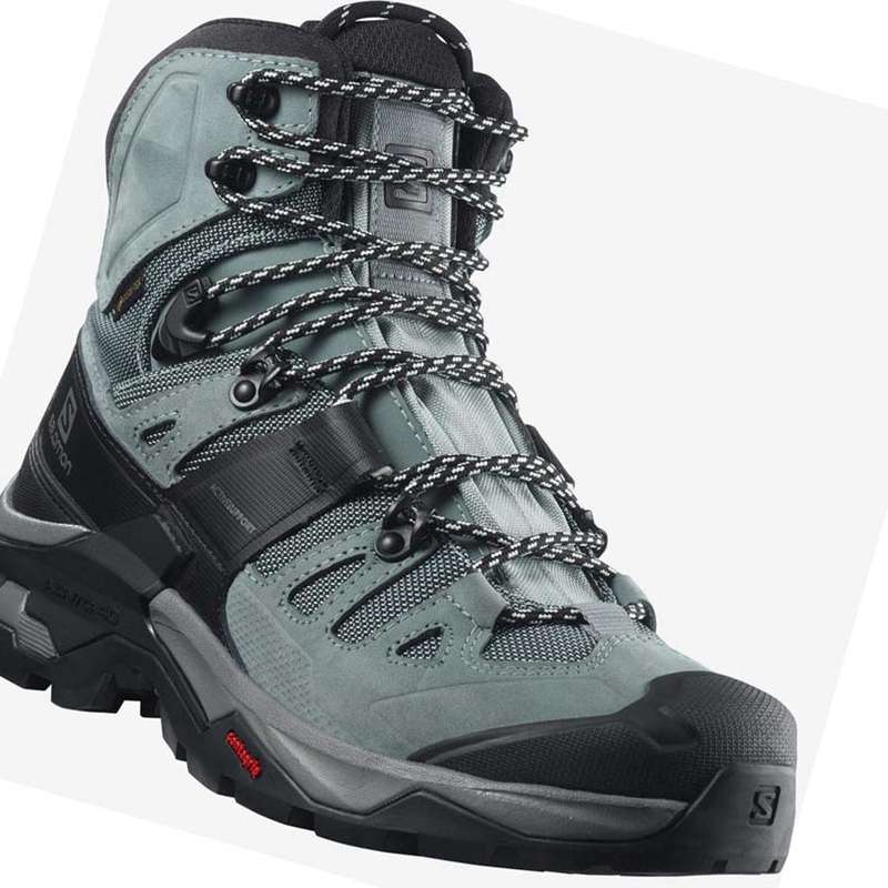 Salomon WoQUEST 4 GORE-TEX Vandringsskor Dam Blå | 84310-EBAY