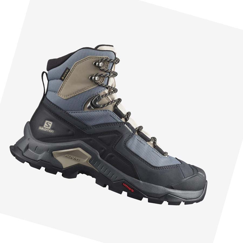 Salomon WoQUEST ELEMENT GORE-TEX Vandringsskor Dam Svarta | 10634-EGRL