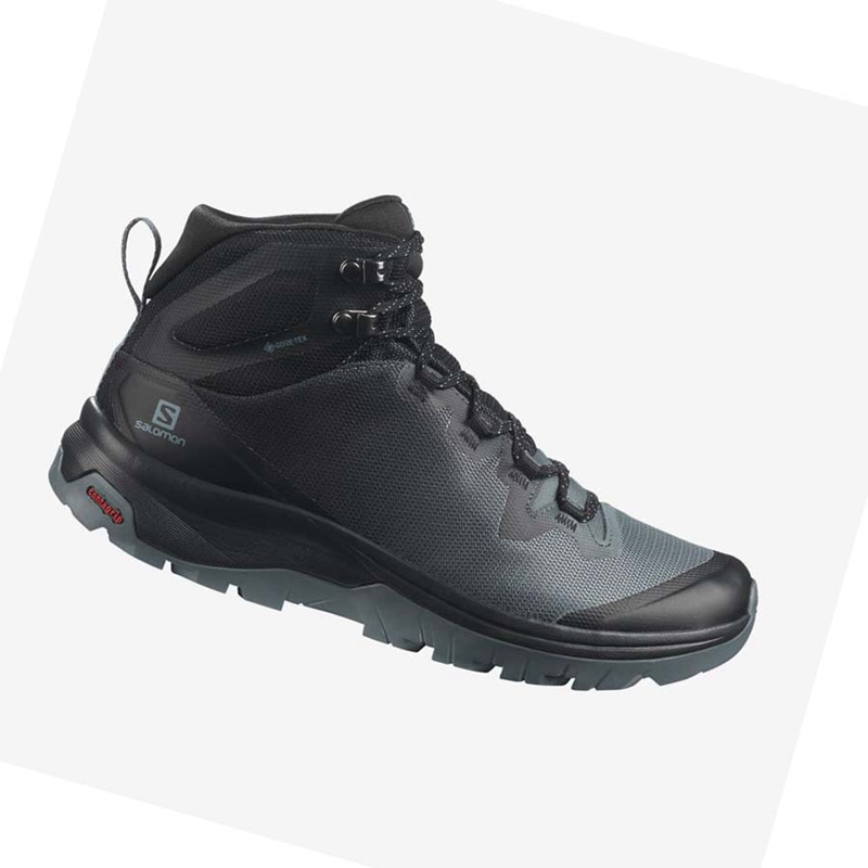 Salomon WoVAYA MID GORE-TEX Vandringsskor Dam Svarta | 02843-BWPL