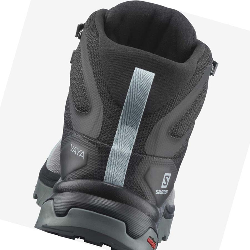 Salomon WoVAYA MID GORE-TEX Vandringsskor Dam Svarta Vita | 82719-VLYK