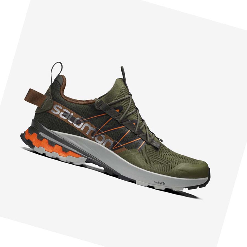 Salomon XA COVER Sneakers Dam Olivgröna Orange | 46012-GJRM