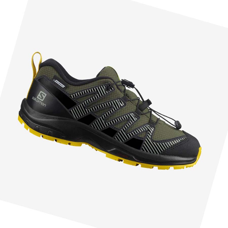 Salomon XA PRO V8 CLIMASALOMON™ WATERPROOF Vandringsskor Barn Olivgröna | 52137-MVYS