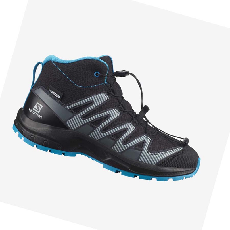 Salomon XA PRO V8 MID CLIMASALOMON™ WATERPROOF Vandringsskor Barn Svarta | 07954-WLJC