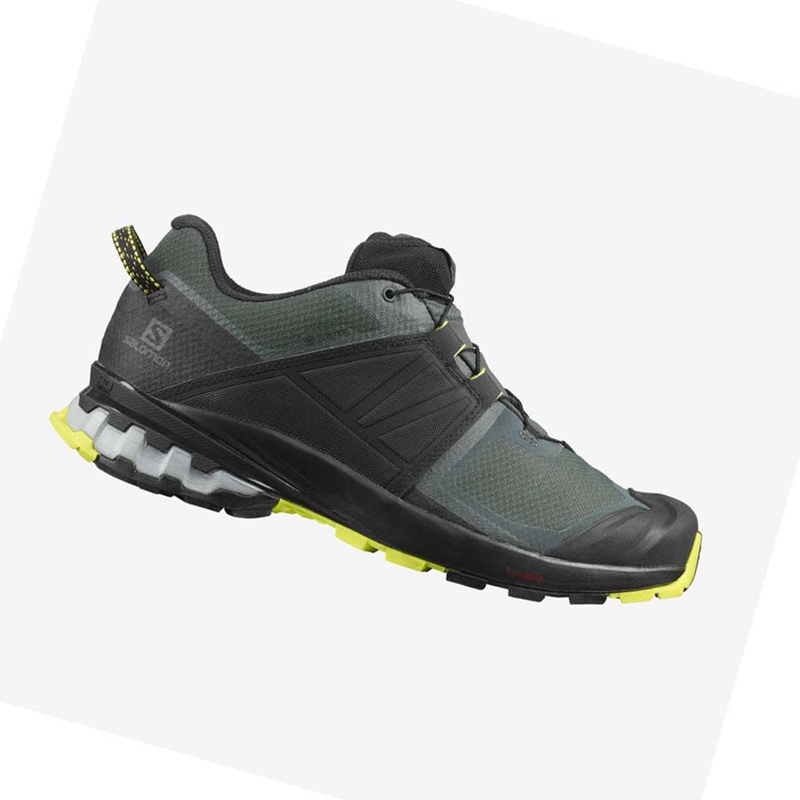 Salomon XA WILD GORE-TEX Trail löparskor Herr Svarta Olivgröna | 48192-CUWB