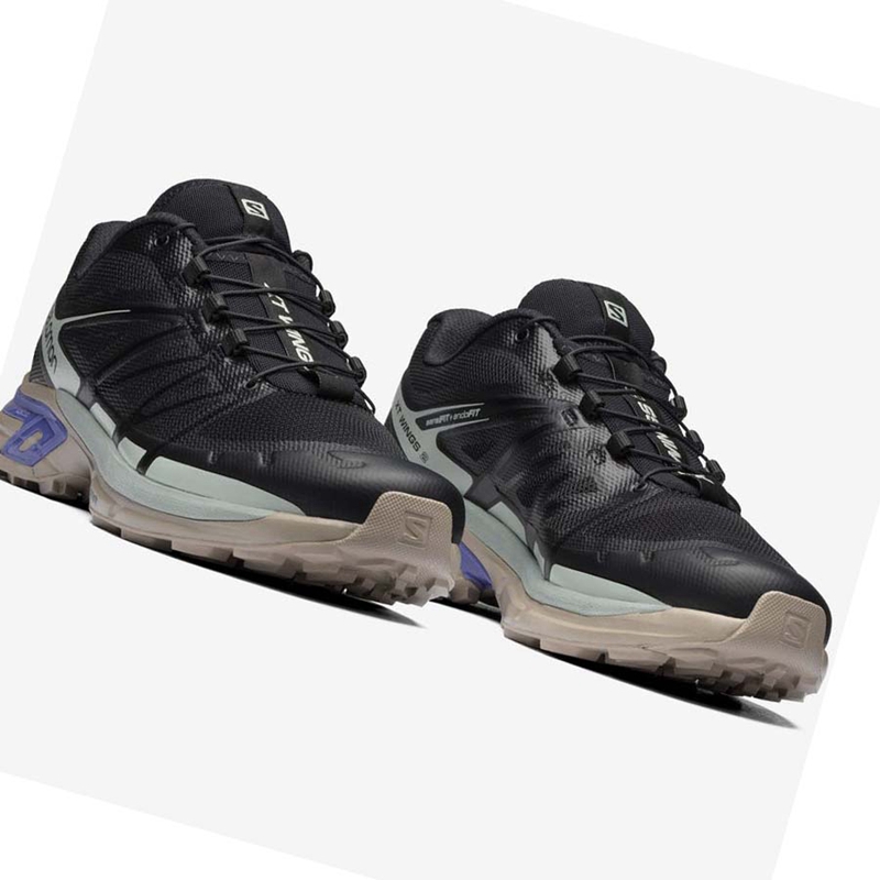 Salomon XT-WINGS 2 Sneakers Dam Svarta Blå | 02648-KOSH